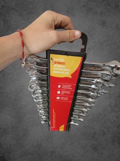 Amtech 22-piece combination spanner set