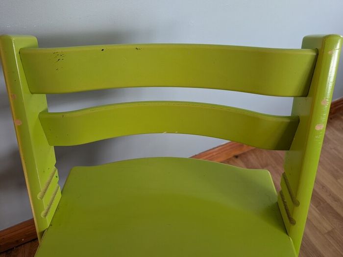 Genuine Stokke Tripp Trapp High Chairs / Growth Chairs (Purple & Green)