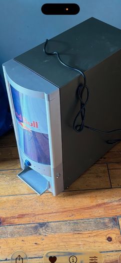 Red bull can dispenser