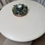 extending round table & 4 chairs Image 4