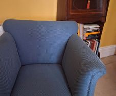 Beautifully upholstered occasional chair