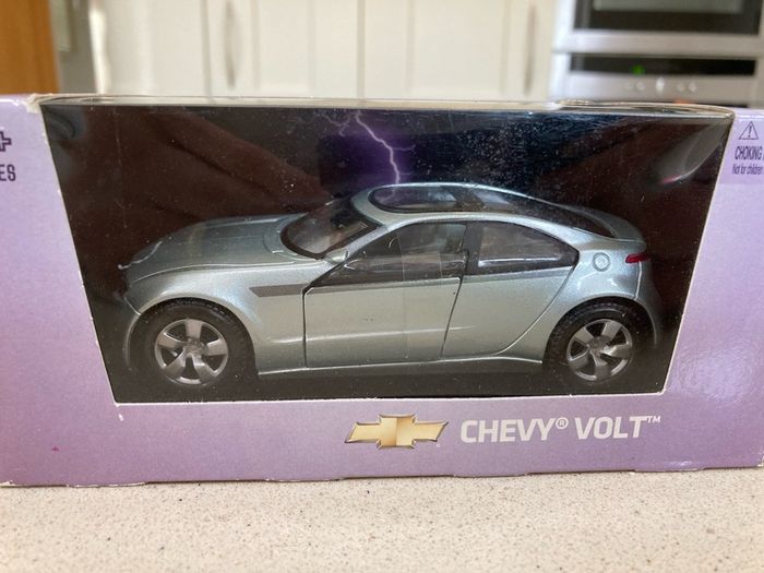 Chevrolet Volt Rare Burago American Market signed by Bob Lutz