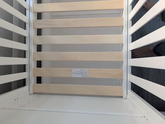 white oslo cot bed