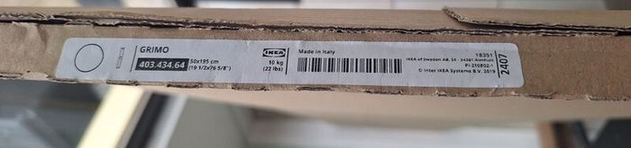 UNPACKED -  Ikea Grimo door white