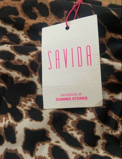 Brand New Savida Leopard Print Skirt Size Small
