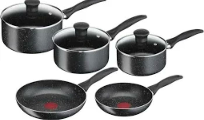 Tefal Origins Stone 5-piece cookware set