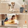 Electric Heater 1500W Space Silent Heaters for Home Low Energy, 4 Modes Portable Ceramic Fan Heater with Thermostat, Overheat & Tip Over Protection, 8H Timer, for Bedroom Indoor Use Image 6
