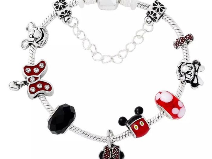 New Brand Mickey and Minnie Bracelet with charms