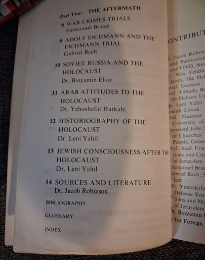Holocaust / Israel Pocket library / 1974