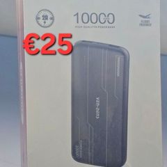 Power Bank Latest Ven dens VD-PB036 10000mAh 2A Fast charging high quality portable lightweight design In Black Colour.