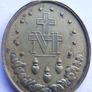 Antique Large 1,8" catholic Saint Mary religious pendant Image 5