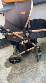 Elegant baby stroller 3 in1