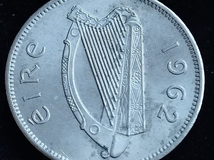 Ireland - 1962 - 6 Pence - Wolfhound - AU - KM.13a - [2718]