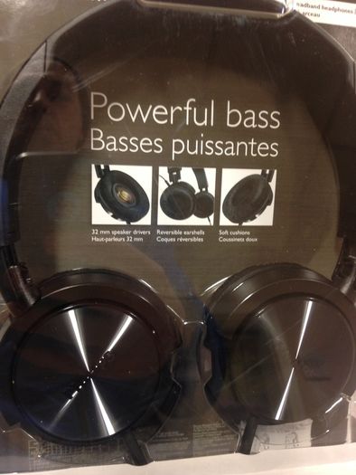Headphones Head Phones Powerful Bass