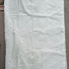 Spanish lace curtain size centimetres 140 across.190 length.  Brand new.