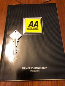 1988/89 AA Roadside Members Pack