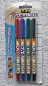 Cks Dvd Cd Marker Pens Home Office School College Retro Vintage