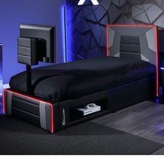 Xrocker single bed with TV stand