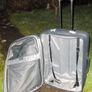 Samsonite LArge Blue Canvas Suitcase Image 7