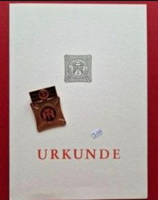 East German, Ddr, Medal /badge, Military Medal, Nva, Stasi. ,,  (300)