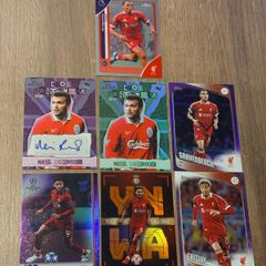 Topps Liverpool Bundle All Numbered, Short Prints & Autos 7 CARDS IN TOTAL