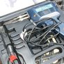 Soldering gun PSG-150K with replacement tips, solder and case; Power Craft solder gun Image 5