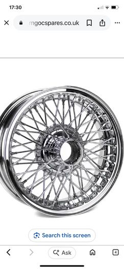 Mgb chrome wire wheels