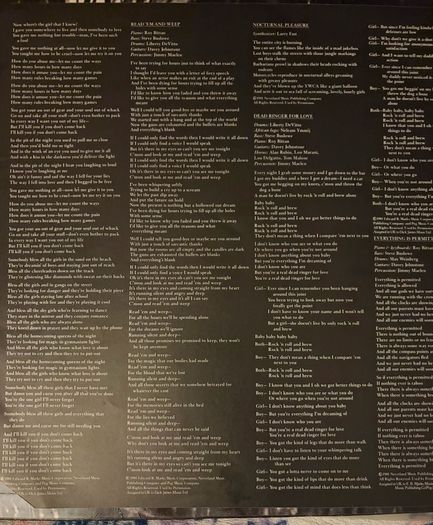 Meat Loaf Dead Ringer Original 1981 Irish Vinyl LP with Lyric Insert EPC 83645