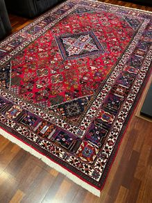 Exquisite Vintage Persian Meymey Rug Like New 302 x 208 cm 9.9 x 6.8 ft