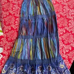 strapless long dress
