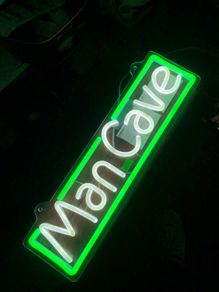 Man Cave Medium  Neon LED Sign Business House Garage