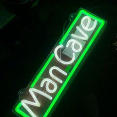Man Cave Medium  Neon LED Sign Business House Garage