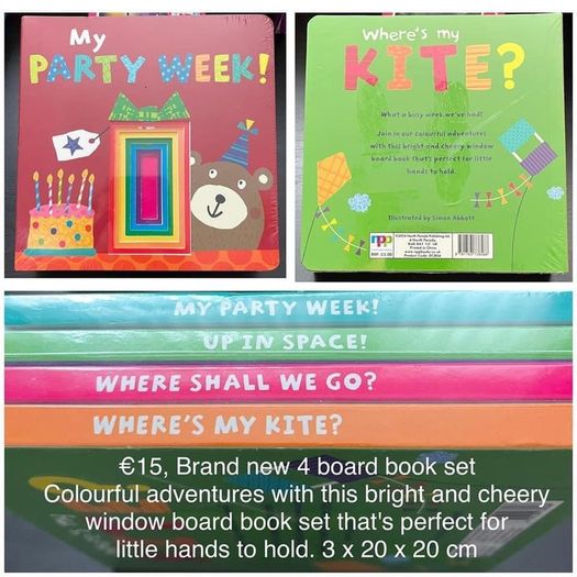 Set of 4 Hard Backed Board Books
