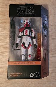 Star Wars The Mandalorian Incinerator Trooper 6" Scale Black Series. New & Unopened