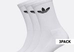 New 6 pairs of mens women unisex original adidas white socks Size Medium  RRP 30 Eur