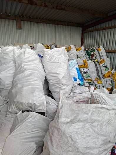 Bags of turf