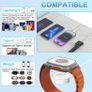 4-in-2 Apple Watch Charger Cable for Apple Watch/iPhone/Airpods, Watch Magnetic Charging Cable with iWatch Series SE/8/7/6/5/4/3/2 - Wireless Travel Watch Charger for AirPods 1/2/3/Pro&iPad Series Image 3