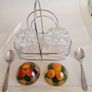 Vintage Lucite Preserve Pots Complete with Napkin Holder Image 4