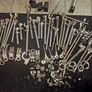 Yamaha hexII drum rack & side bar & extras for parts. Image 8