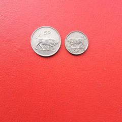 1982/1992  Irish 5p
