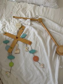 Cot mobile and arm