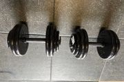 Dumbbells, Metal, 2 X 27.5KG, CHEAP!