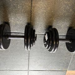 Dumbbells, Metal, 2 X 27.5KG, CHEAP!