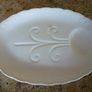 1930's Irish Serving Resting Table Plate to suit size of Chicken, Duck, Guiney Fowl, Roast- Very Good Vintage Condition. Image 8