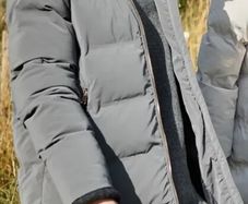 Quilted/padded Long Coat