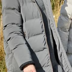 Quilted/padded Long Coat
