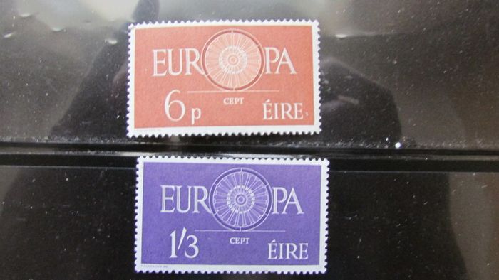 Ireland.Four Irish Europa Stamps Sets 1960-1986.Mint Never Hinged.