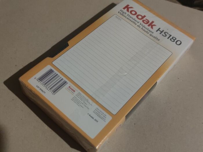 New Blank Video Tape