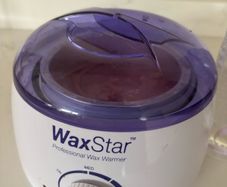 Wax pot and oils.