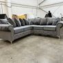 Olympia Plush Fabric Corner Sofa Image 4
